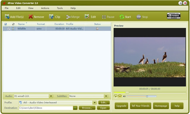     2021 4Free Video Converter   برنامج تحو
